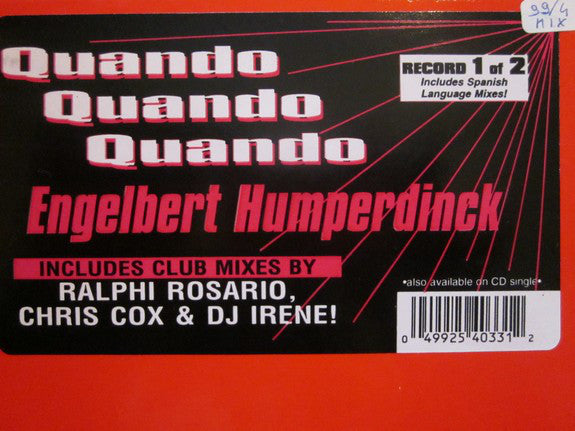 Engelbert Humperdinck : Quando Quando Quando (Record 1 Of 2) (12")