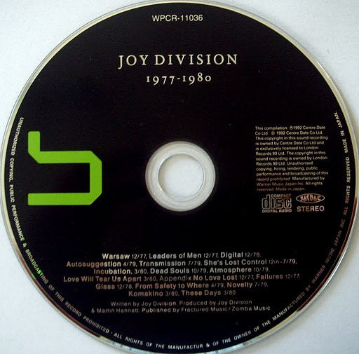 Joy Division : Substance (CD, Comp, RE)