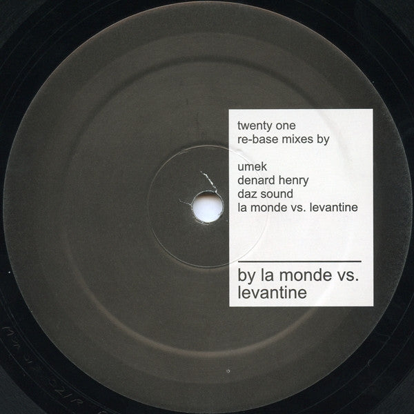 DJ La Monde Vs. Levantine : Base (Remixes) (12")