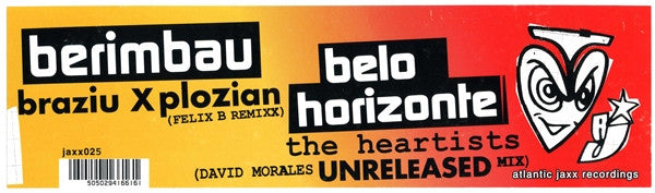 Braziu X Plozian / The Heartists : Berimbau / Belo Horizonte (12")