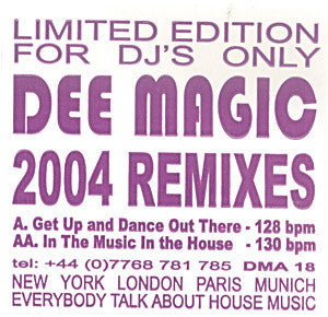 Dee Magic : 2004 Remixes (12", Ltd)