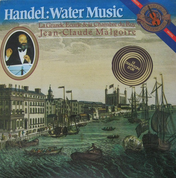 Georg Friedrich Händel, La Grande Ecurie Et La Chambre Du Roy, Jean-Claude Malgoire : Handel : Water Music (LP)