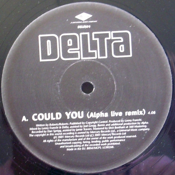 Delta (18) : Could You (12")