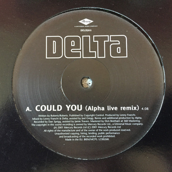 Delta (18) : Could You (12")