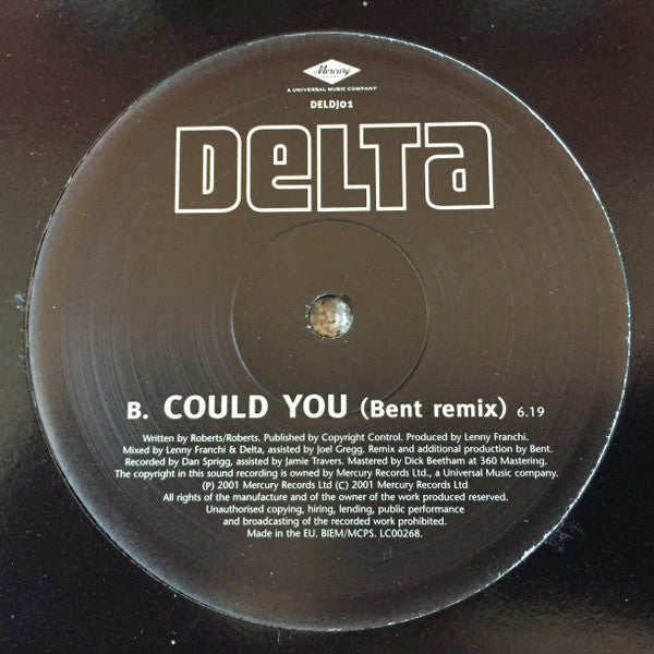 Delta (18) : Could You (12")