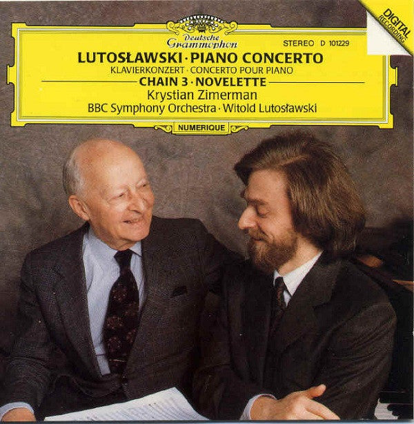 Witold Lutoslawski – Krystian Zimerman, BBC Symphony Orchestra, Witold Lutoslawski : Piano Concerto • Chain 3 • Novelette (CD, Album, Club)