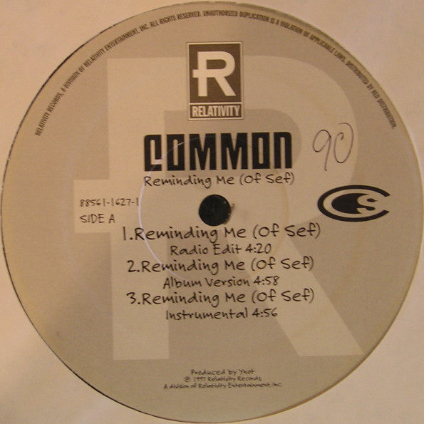 Common : Reminding Me (Of Sef) (12")