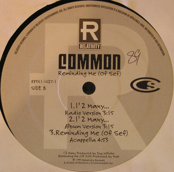 Common : Reminding Me (Of Sef) (12")