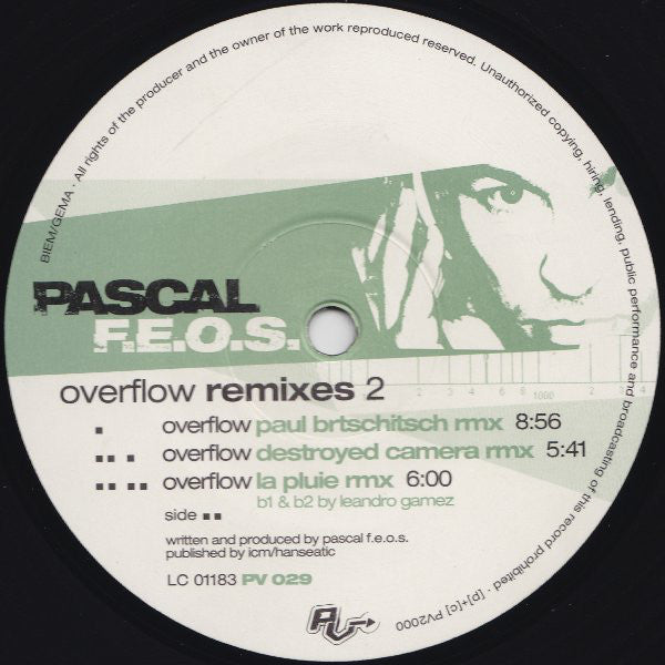 Pascal F.E.O.S. : Overflow Remixes 2 (12")