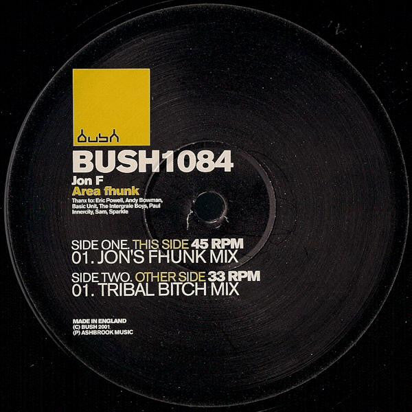 Jon F : Area Fhunk (12")