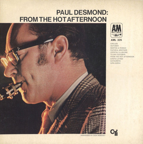 Paul Desmond : From The Hot Afternoon (LP, Album, Gat)