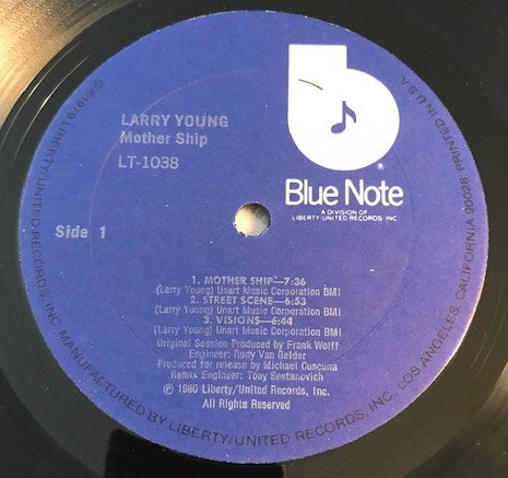 Larry Young : Mother Ship (LP, Album)