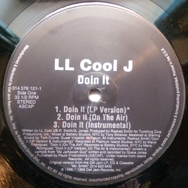 LL Cool J : Doin It (12")