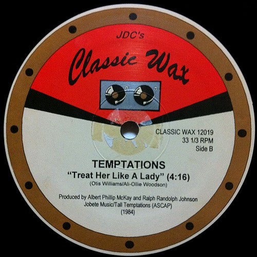 Zhané / The Temptations : Hey Mr.D.J./Treat Her Like A Lady (12", Unofficial)