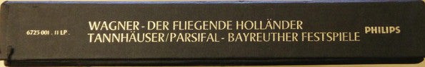 Richard Wagner - Grace Bumbry / Franz Crass / Irene Dalis / Josef Greindl / Hans Hotter / Gundula Janowitz / George London (2) / Gustav Neidlinger / Gerd Nienstedt / Anja Silja / Gerhard Stolze / Martti Talvela / Jess Thomas / Wolfgang Windgassen / Hans K : Der Fliegende Holländer - Tannhäuser - Parsifal (11xLP + Box, RE)