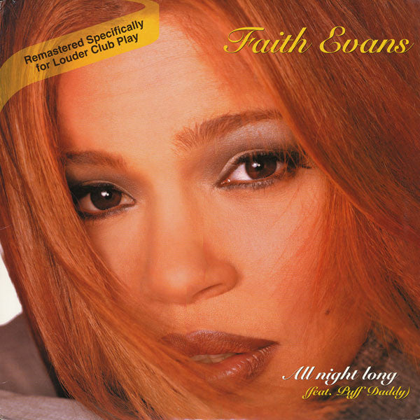 Faith Evans Feat. Puff Daddy : All Night Long (12", Single, RM)