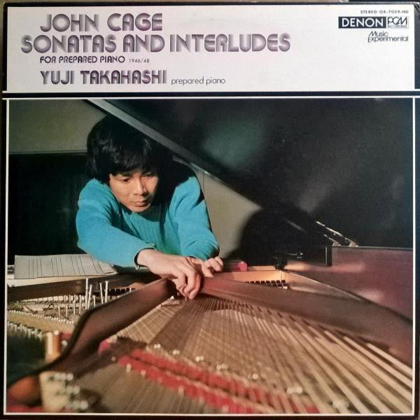 Yuji Takahashi : John Cage : Sonatas And Interludes For Prepared Piano (LP)