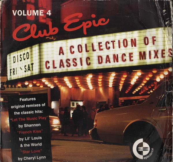 Various : Club Epic (A Collection Of Classic Dance Mixes) Volume 4 (12", Comp)