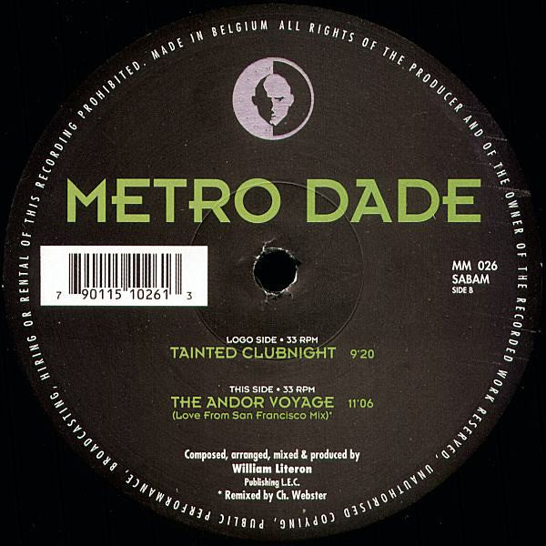 Metro Dade : Tainted Clubnight (12")