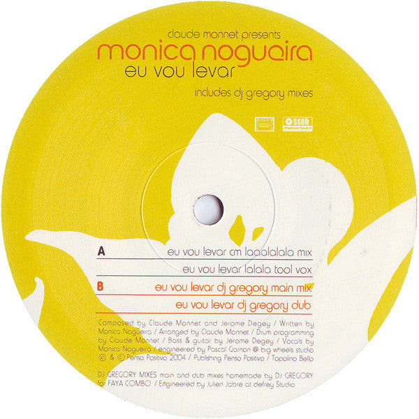 Claude Monnet Presents Monica Nogueira : Eu Vou Levar (12")