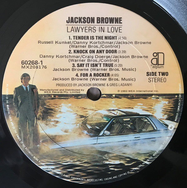 Jackson Browne : Lawyers In Love (LP, Album)