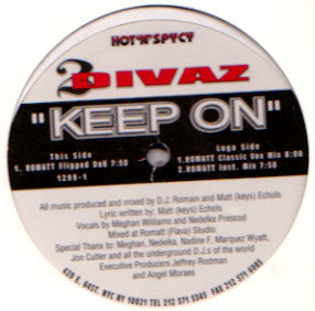 2 Divaz : Keep On (12")