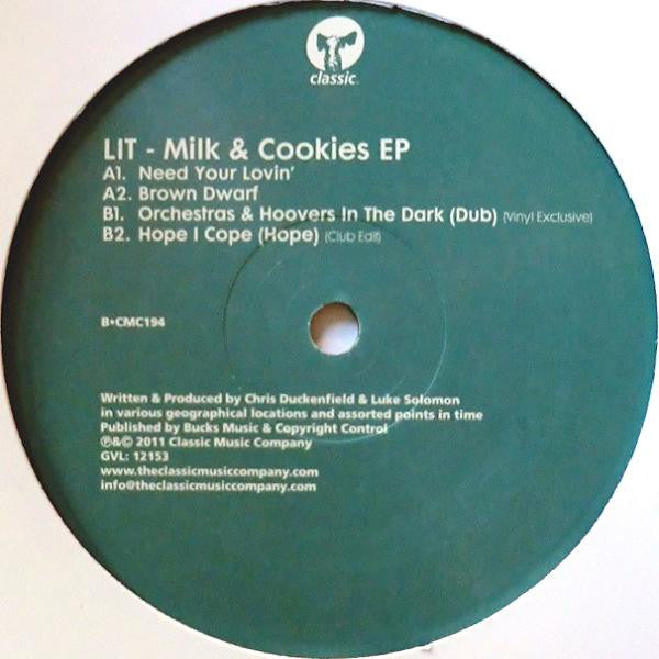 LIT (4) : Milk & Cookies EP (12", EP)