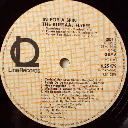 Kursaal Flyers : In For A Spin (LP, Comp)