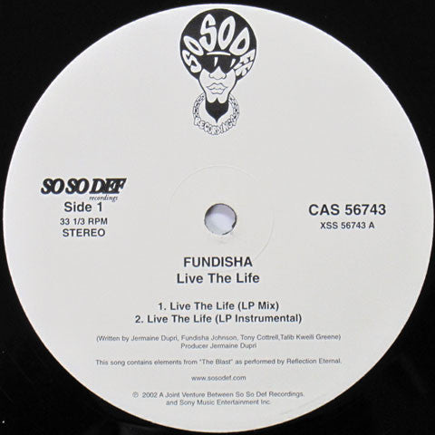 Fundisha : Live The Life (12")