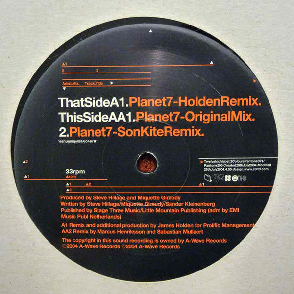 System 7 : Planet 7 Mixes (12")