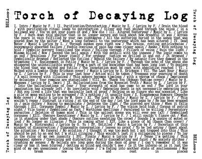 Torch Of Decaying Log : Anthology (CD, Comp, Ltd)