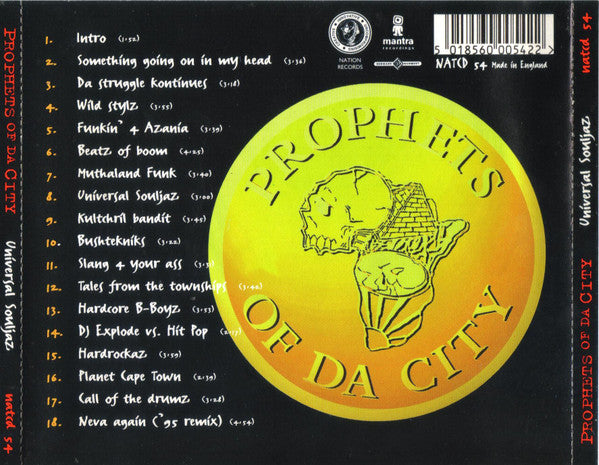 Prophets Of Da City : Universal Souljaz (CD, Album)