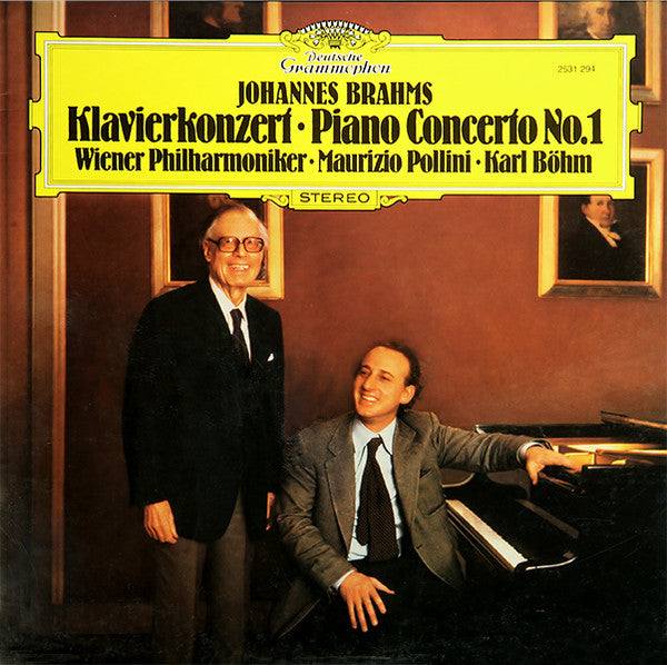 Johannes Brahms - Maurizio Pollini, Karl Böhm, Wiener Philharmoniker : Klavierkonzert · Piano Concerto No. 1 (LP)