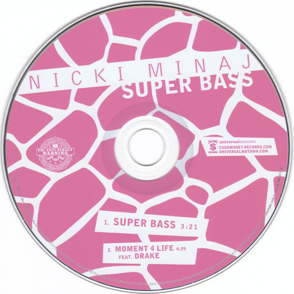 Nicki Minaj : Super Bass (CD, Single)