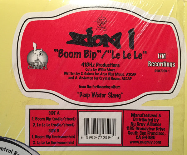 Zion I : Boom Bip / Le Le Le (12")