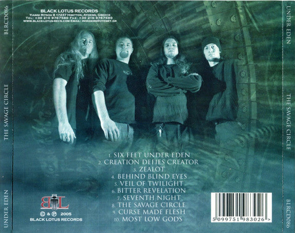 Under Eden : The Savage Circle (CD, Album)