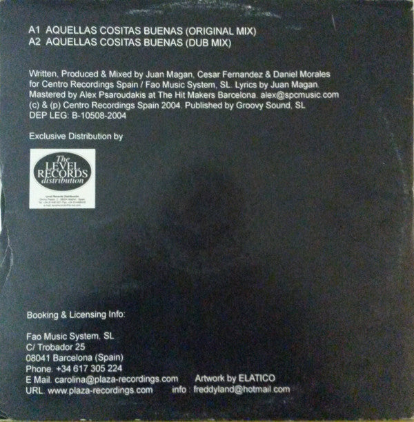 Juan Magan Meets César Del Rio & Danny Morales : Aquellas Cositas Buenas (12")