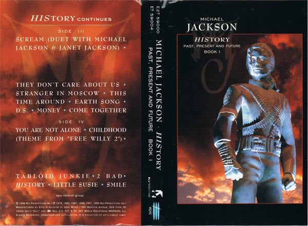 Michael Jackson : HIStory - Past, Present And Future - Book I (Cass, Comp, RM + Cass, Album + Box)