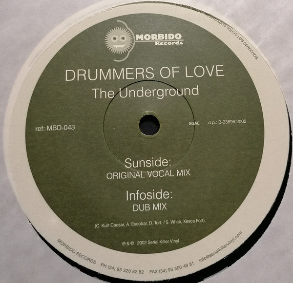 Drummers Of Love : The Underground (12")