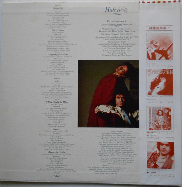 David Sanborn : Hideaway (LP, Album)