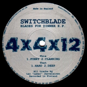 Switchblade : Blades For Dinner E.P. (12", EP)