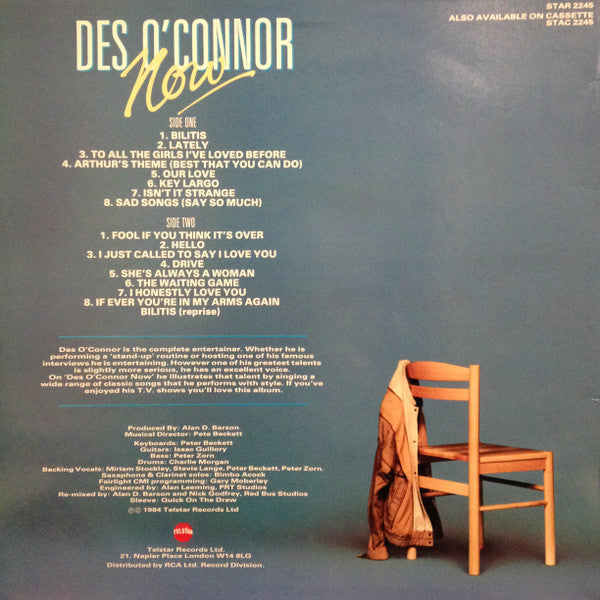 Des O'Connor : Now (LP, Album)