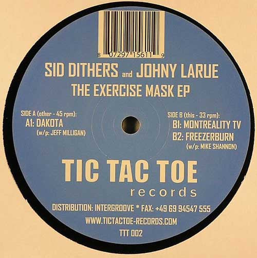 Sid Dithers And Johny La Rue : The Exercise Mask EP (12", EP)