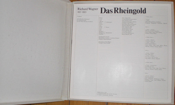 Richard Wagner - Staatskapelle Dresden, Marek Janowski : Das Rheingold (3xLP, Album + Box, lam)