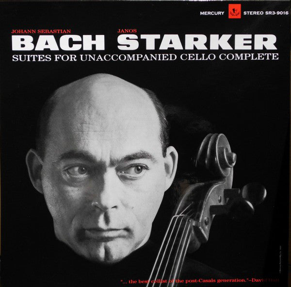 Johann Sebastian Bach - Janos Starker : Suites For Unaccompanied Cello Complete (Box + 3xLP, Album, RE, RM, 180)