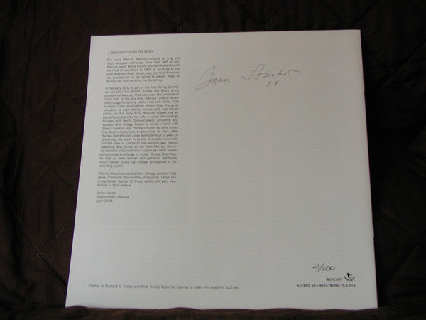 Johann Sebastian Bach - Janos Starker : Suites For Unaccompanied Cello Complete (Box + 3xLP, Album, RE, RM, 180)