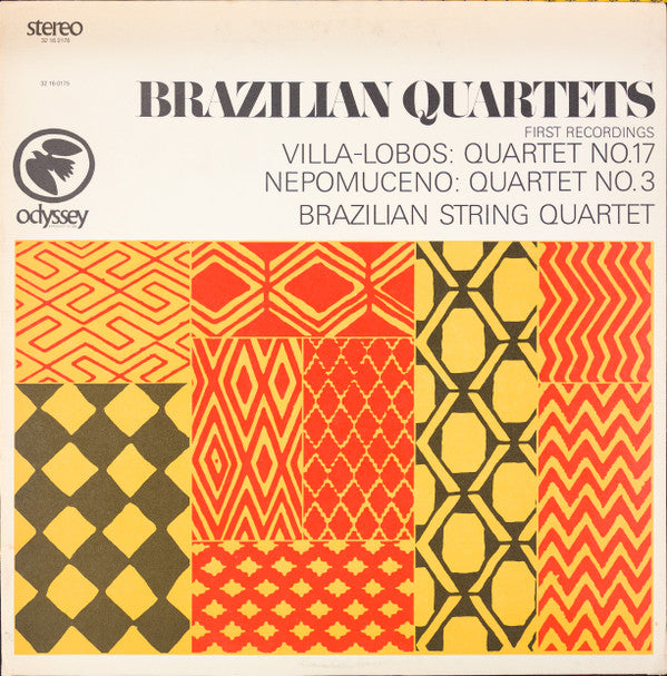 Heitor Villa-Lobos / Alberto Nepomuceno - Quarteto Brasileiro da UFRJ : Brazilian Quartets (LP)