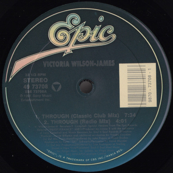 Victoria Wilson-James : Through (12")