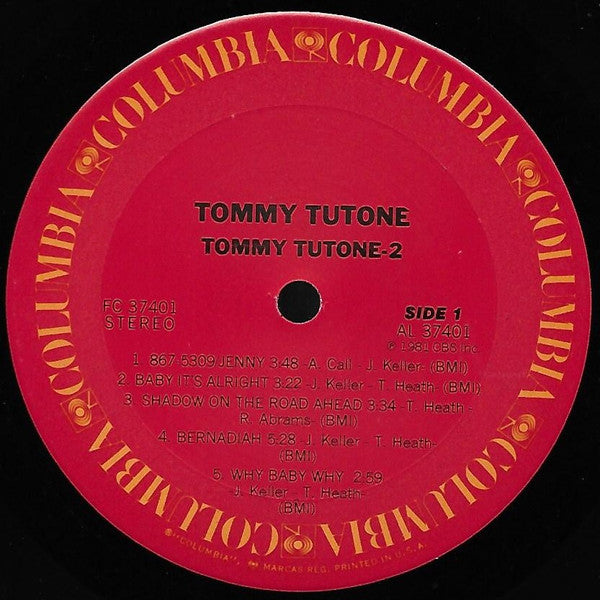 Tommy Tutone : Tommy Tutone-2 (LP, Album)