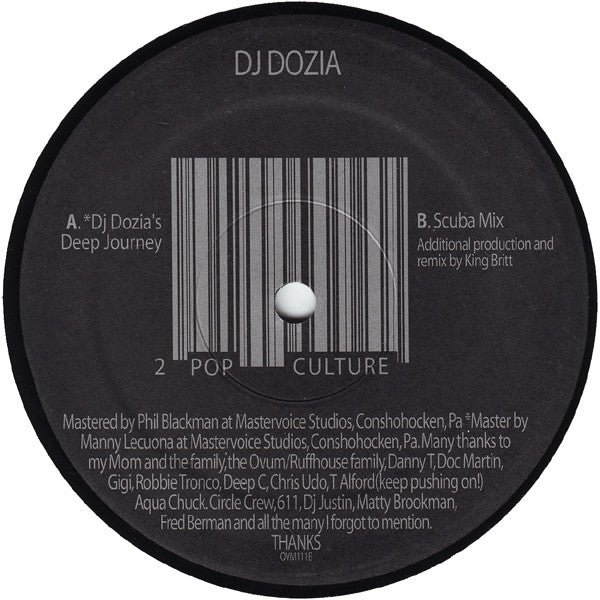 DJ Dozia : Pop Culture #2 (12")